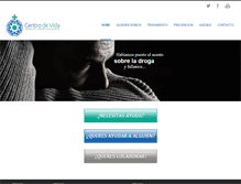 Tablet Screenshot of centrodevida.org.ar